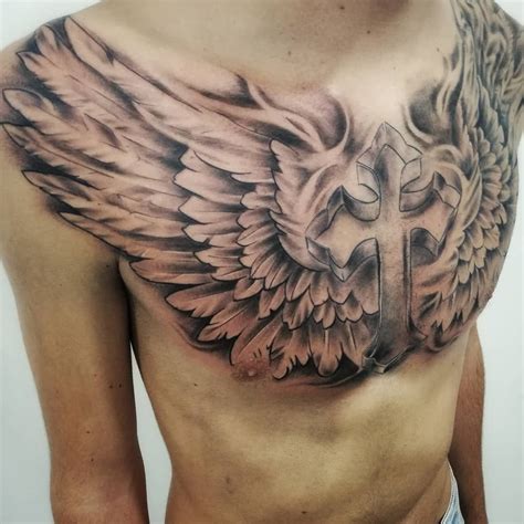 Best Wing Tattoo Designs In The World Angel Wings Chest Tattoo