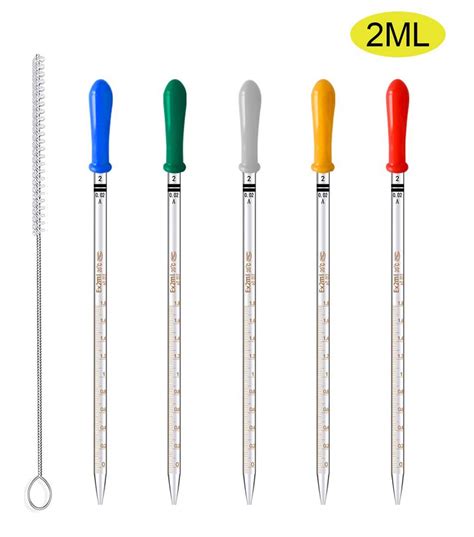 Buy 2ml Thick Glass Graduated Dropper Pipettes Oil Transferring