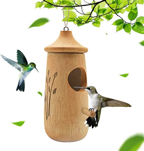 Amazon Hummingbird House For Outside Hanging Wooden Humming Bird