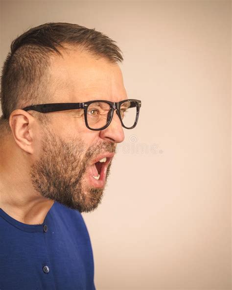 285 Man Side Profile Yelling Stock Photos Free And Royalty Free Stock