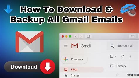 How To Download And Backup All Gmail Emails Youtube