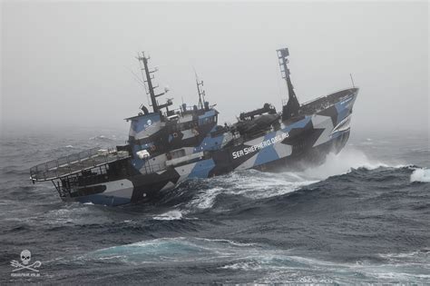 The My Bob Barker Battling The Southern Ocean Swell During Operation