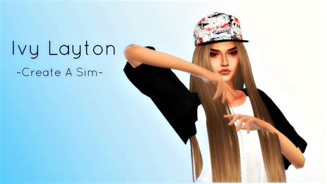 Sims 4 Cas Skater Girl~ Ivy Layton Youtube