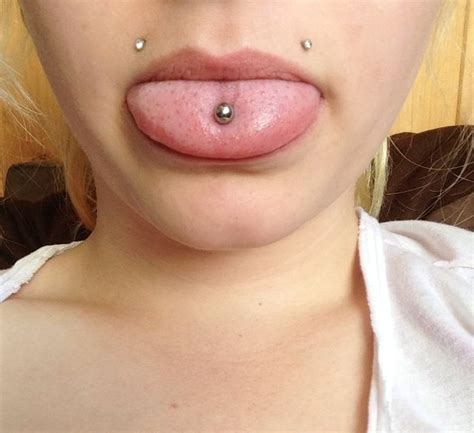 9 Best Crazy Tongue Piercing Pics Images On Pinterest