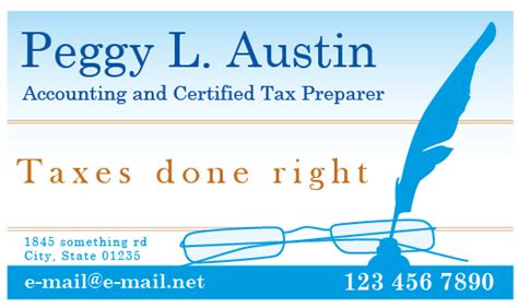 Maybe you would like to learn more about one of these? Tax Preparer's Business card by joshbolaskidesign on DeviantArt