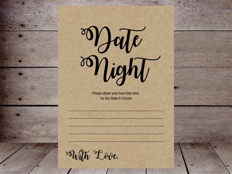 Free Printable Date Night Cards