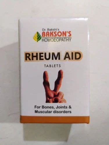Rheum Aid Tablets Baksons Homoeopathy Treatment Joints Painmuscular
