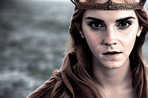 Emma Watson Realistic Medieval Bloodelf Cosplay Graphic · Creative Fabrica