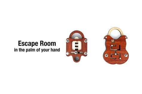 2 Escape Room Puzzle Locks Set Brain Teaser Puzzle Locks Etsy