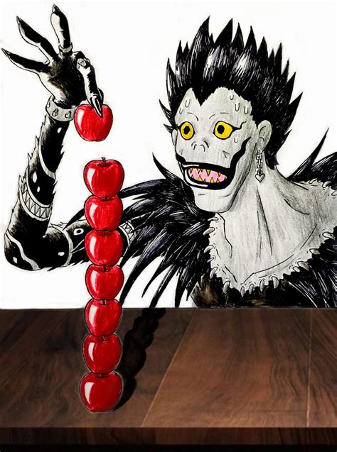 Ryuk And His Apple Tower 🍎 Death Note Amino