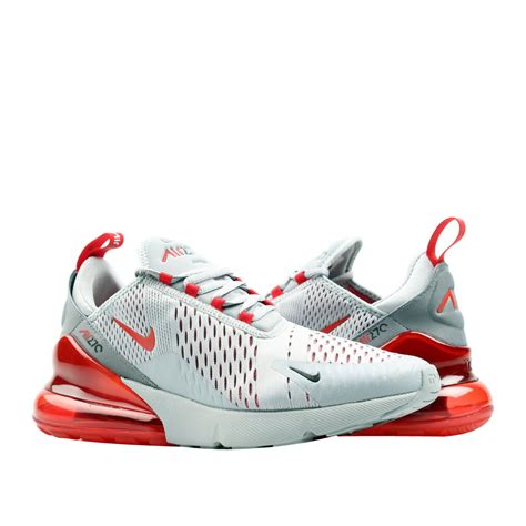 Nike Nike Air Max 270 Wolf Greyuniversity Red Mens Lifestyle Shoes