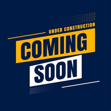 Free Vector Flat Coming Soon Under Construction Background