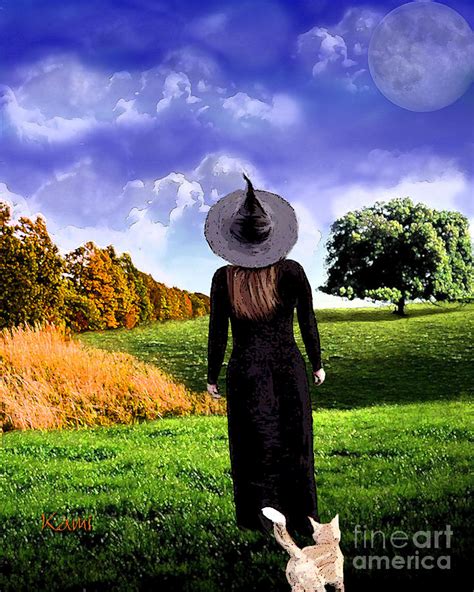 Lughnasadh Witch Digital Art By Kami Catherman Fine Art America