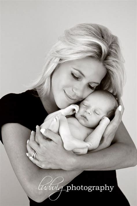 Newborn Baby With Mom Studio Portrait Photography Baby