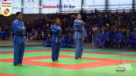Final Self Defense Feminin World Cup Vovinam Viet Vo Dao Paris 2014