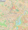 Große detaillierte stadtplan von Kassel