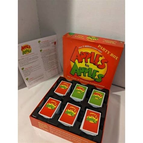 Mattel Games Mattel Apples To Apples Party Box Board Game Complete Poshmark