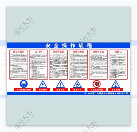 安全操作规程图片素材 编号11453053 图行天下