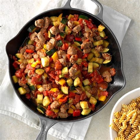 Italian Sausage Veggie Skillet Recipe How To Make It