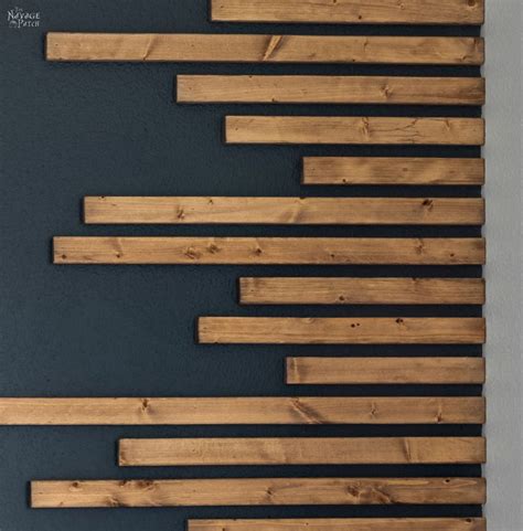 Diy Wood Slat Accent Wall The Navage Patch