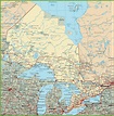 Ontario road map