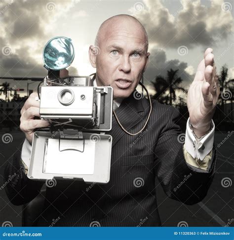 Photographer In Action Stock Image Image Of Head Executive 11320363