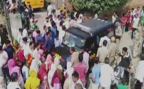 ghaziabad six year old girl dies after being run over by school bus india today