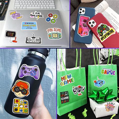 Qtl Classic Gaming Stickers For Laptop Stickers For Kids Adults Video