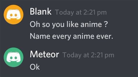 Oh So You Like Anime Name Every Animeohsoyoulikenameevery Youtube