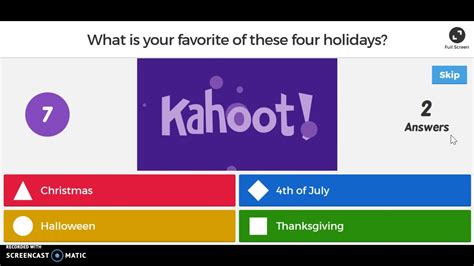 Kahoot Poll Youtube