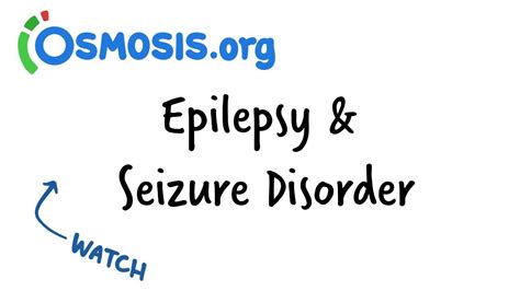 Epilepsy And Seizure Disorder Clinical Presentation