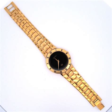 Gucci 3300 M 33mm Gold Plated Watch Ebay