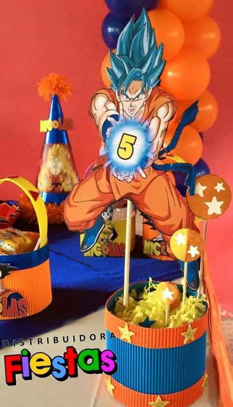 Las 12 Mejores Imágenes De Temática Goku En 2019 Fiesta De Goku