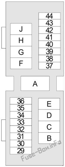 Fuse box diagram nissan xterra (wd22; Fuse Box Diagram > Nissan Xterra (WD22; 1999-2004)