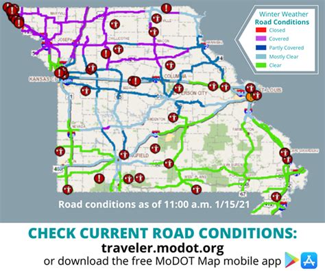 Check Statewide Road Conditions With Modot Traveler Information Map