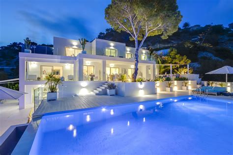 Exclusive Villas Ibiza La Villa Es Cubells Front Line Sea Access