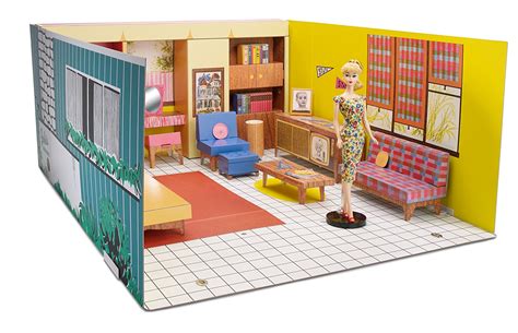 Dolls And Accessories Dollhouses Dolls 1962 Reproduction Barbie Dream House Mattel Fnd44