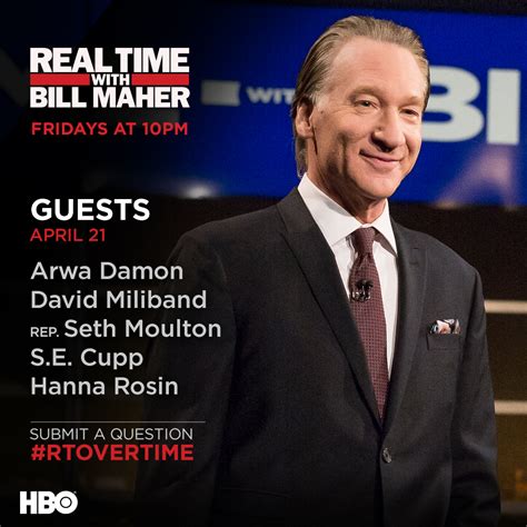 Guests April 21 2017 Real Time With Bill Maher Blog