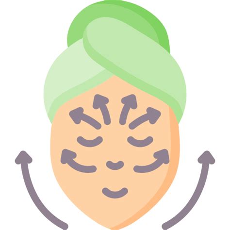 Facial Massage Special Flat Icon