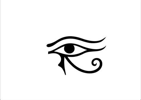 Eye Of Horus A Symbol Of Protection Dxf Eps Pdf Svg Vector Digital File Etsy