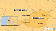 Graz Karte / Stadtplan / Graz umgebung, steiermark, austria, europe ...