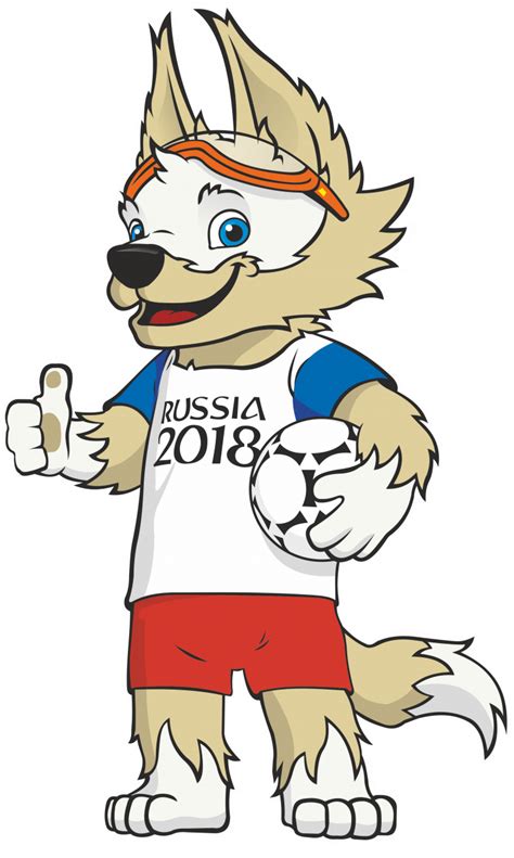 2018 Fifa World Cup Logo And Mascot Zabivaka Logo Vector Eps