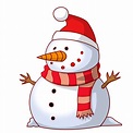 Happy Snowman Vector Clipart image - Free stock photo - Public Domain ...