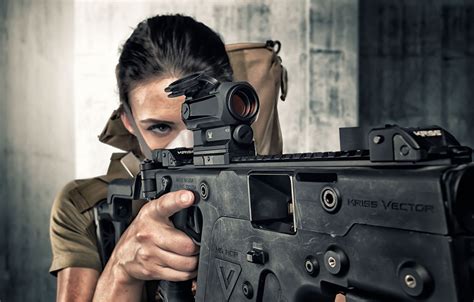 Wallpaper Look Girl Face Machine Kriss Vector Images