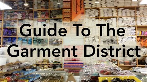 Guide To The Garment District Buying Fabric In Nyc Garment District