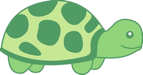Little Green Turtle Design Free Clip Art