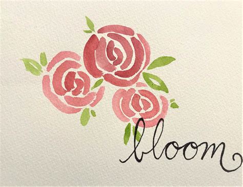 How To Paint A Simple Watercolour Rose For Beginners Easy Watercolor