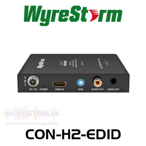 Wyrestorm Hdmi In Line Signal Re Clocker With Edid Management Audio De