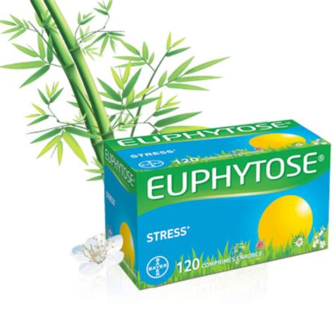 Euphytose stress 120 comprimés, pour l'anxiété et troubles du sommeil.