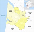 Gironde ≡ Voyage - Carte - Plan